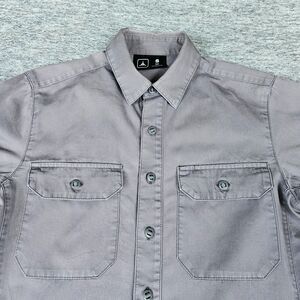 Triple Aught Design TAD Overland Shirt Men's Gray Long Sleeve Sz Small Tactical